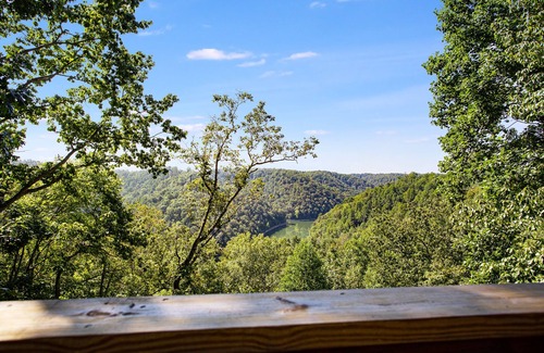 Smithville Cabin | Gray Pine Cabin: A sophisticated rustic retreat overlooking Center Hill Lake