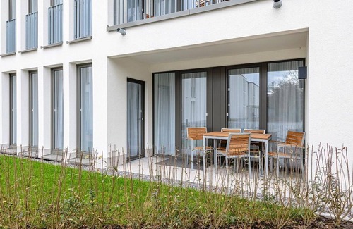 Bensersiel Apartment | Great 3-room family apartment in a quiet location with south-facing terrace near the beach