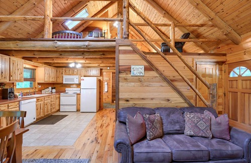 Logan Cabin | Great cabin with 30 private acres, pond, lower level "saloon style" game room!