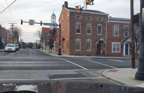 Gettysburg Apartment | Great downtown location w/ parking. Transit stop across the street. Unit 1 of 4.