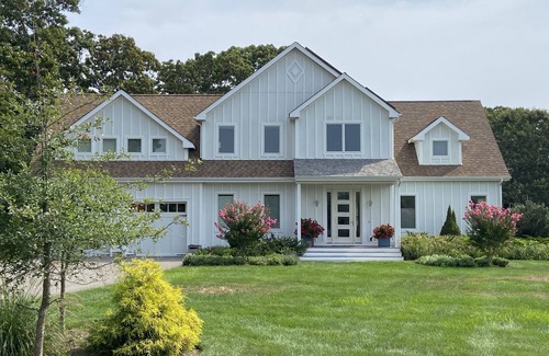 Westhampton House | Great family neighborhood, large yard, with salt water pool