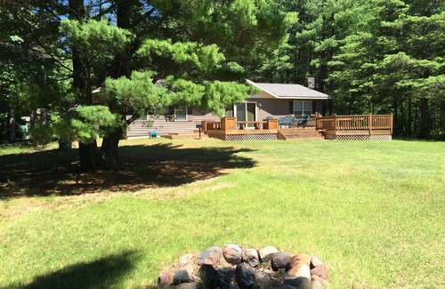 Eagle River Cabin | Great fishing with June weeks available on Eagle River Chain-Catfish Lake