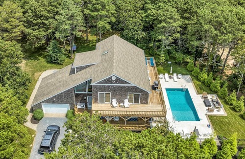 West Yarmouth House | Great Island Home, Pool, 3 Private Beaches, Sleeps 8, Dogs Considered! (1913)
