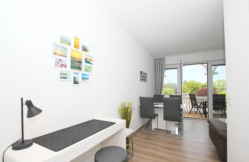 Gohren Apartment | Great sea view from the balcony, use of swimming pool and sauna - Haus Nordstrand FeWo16