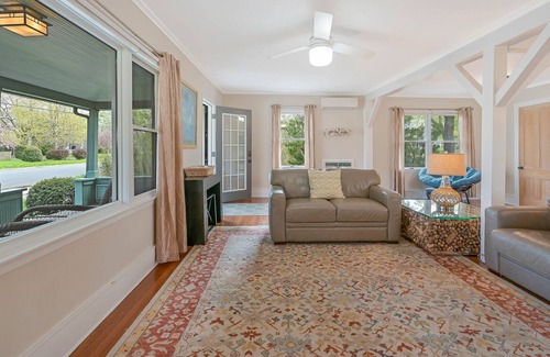 Pipes Cove House | Greenport Village home w/ POOL! Steps to Town Center & Bay Beach!