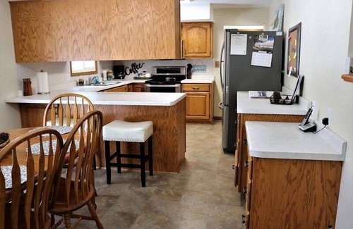 Escanaba House | Greenwood Getaway: Dog-friendly! Don't miss the fall colors here!