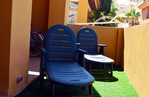 Mar de Cristal Apartment | Ground floor apartment, free wifi, patio, pool view