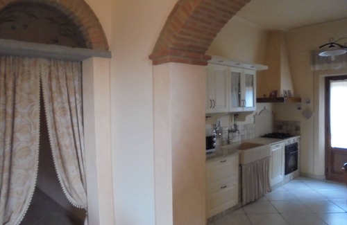 Chianni House | Ground floor apartment with loggia and garden, panoramic view