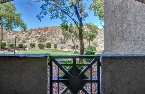 Mountain Park Ranch Condo | Ground Floor Condo In The Foothills+ Putting green+Desert views+near pool
