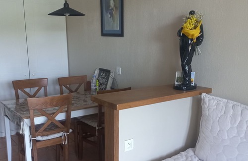 Marciac Apartment | ground floor . Lake view. Heated swimming pool. Covered terrace.