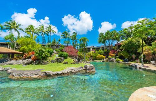 Princeville House | Ground Floor Studio 4101 at Hanalei Bay Resort, Ocean View, Pool, Tennis