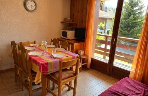 Saint-Gervais-les-Bains Apartment | Ground floor, balcony, parking, tv, 26m², Saint Gervais