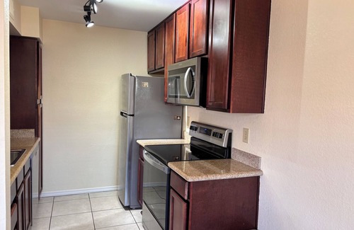 South Scottsdale Condo | Ground level 2 bed, 2 bath condo, Heated community pool, spa & fitness center.