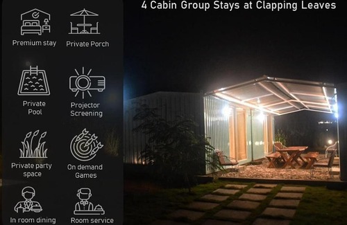 Hyderabad House | Group Cabin at Clapping Leaves