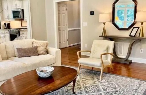 Lawrenceville House | Guest Suite, Swimming Pool, Lakeside Trail in Backyard