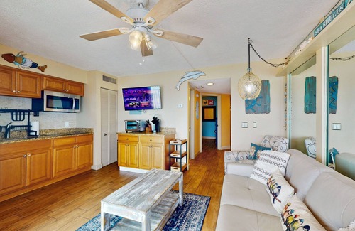 Belleair Beach Condo | Gulf-front condo with pool, beach access, balcony & central AC - dog-friendly