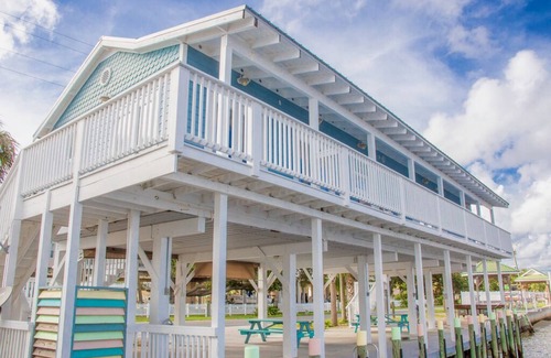 Horseshoe Beach House | Gulf front location with amazing sunrise view-direct access on deep water canal!