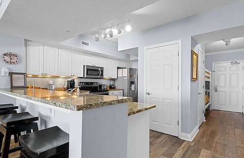 Panama City Beach Condo | ☀️Gulf FRONT-Pools+Hot Tubs-Emerald Beach 1631☀️
