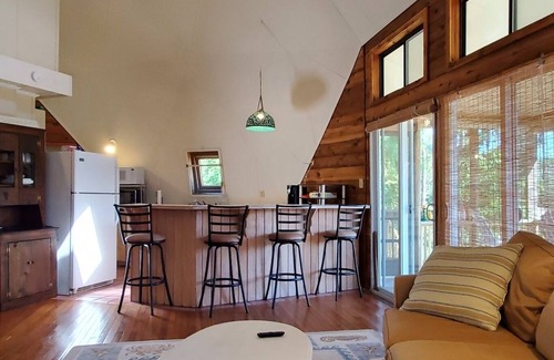 Panacea Cottage | Gulf view Geodesic Dome Cottage just a 5 minute walk to uncrowded beach!