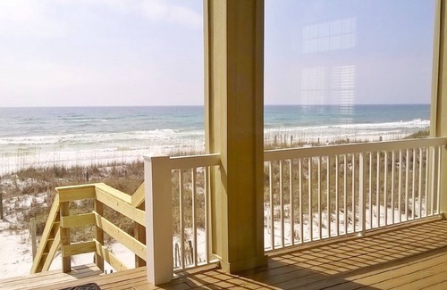 Destiny Shores House | GULFRONT 8 BEDROOM VILLA,VERY PRIVATE BEACH,NO CROWDS,BEACH SERVICE INCLUDED4/2