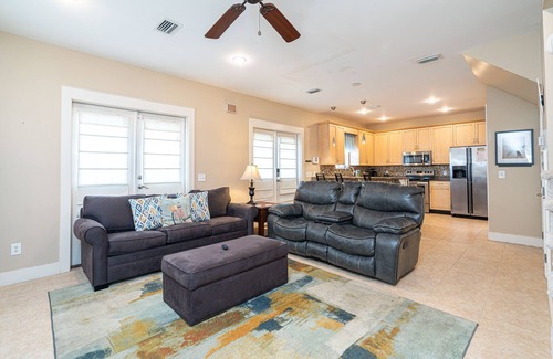 Bel Air Cottage | Gypsy Soul | 2BR Home, Walk to Beach, Pool Access, Balcony, Beach Gear Provided