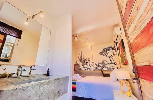 Todos Santos Hotel | Hab 2-1 BR w/Pool BBQ Fast Wi-Fi Idealfor Digital Nomads