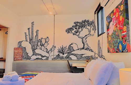 Todos Santos Hotel | Hab 2-1 BR w/Pool BBQ Fast Wi-Fi Idealfor Digital Nomads
