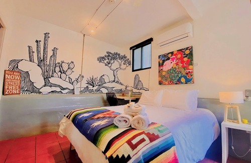 Todos Santos Hotel | Hab 2-1 BR w/Pool BBQ Fast Wi-Fi Idealfor Digital Nomads