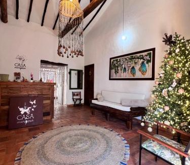 Barichara Bed & Breakfast | Habitación doble Monarca 2 ó 3 camas