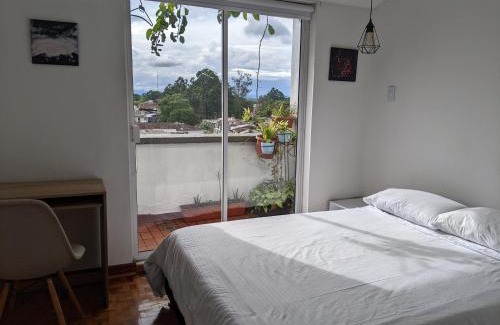 Popayan House | Habitación en COLIVING penthouse centro histórico