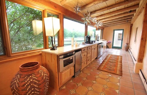 Taos House | Hacienda Encantada Near Town w/Mountain Views and Private Setting Hot Tub