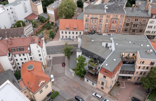 Halle Apartment | Halle - Zentral - Terrasse - Weber Grill