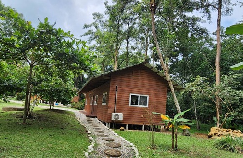 Fronteras Cabin | Happy Iguana Marina Ecolodge Waterfront Cabin #3, A/C, Starlink, Pool, Sleeps 8