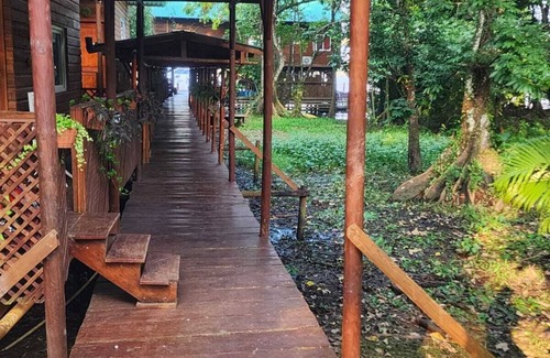 Fronteras Cabin | Happy Iguana Marina Ecolodge Waterfront Cabin #5, A/C, Starlink, Pool, Sleeps 6