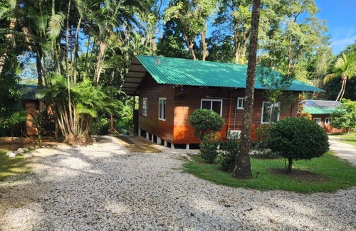 Fronteras Cabin | Happy Iguana Marina Ecolodge Waterfront Cabin #5, A/C, Starlink, Pool, Sleeps 6
