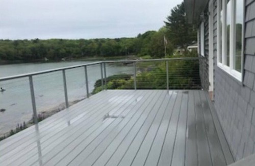 Round Pond House | Harbor Edge: Shorefront home in Round Pond with spectacular ocean views & access