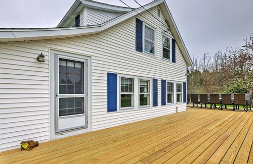 Owls Head House | Harbor/🦞 Pound Access & Views from Large Deck