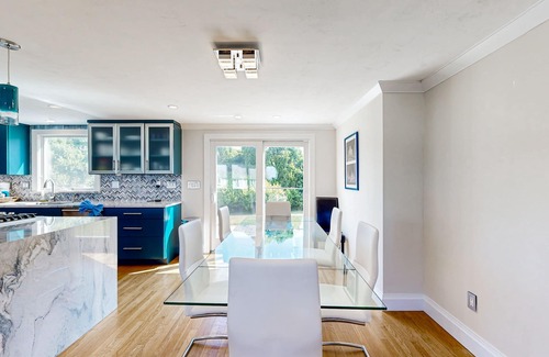Pocasset House | Harbor-view home with seasonal hot tub, kayaks & fireplace - walk to beach