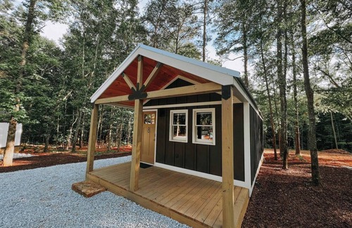 Hartwell RV Rental | Hartwell Cabins and RVs is located in the serenity of the woodlands! This newly built 450 sq