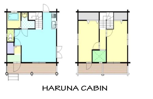 Tsumagoi House | HARUNA CABIN 森の中のログハウス 、広々ウッドデッキでBBQ、公園散策、北軽井沢観光