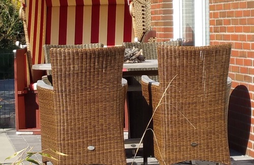 Borkum Apartment | Haus Borkum Flair 4stars, Apartment No. 1, 1bedroom, 2 terraces with garden