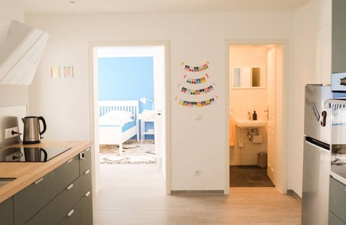 Neu-Seeland Apartment | Haus Hummel | Apartment Anne I 300 m to the lake | large garden | barrier-free