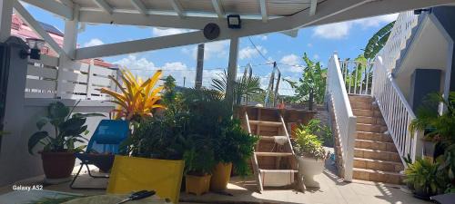 Anse-Bertrand Apartment | Haut de villa agréable et paisible climatise, wifi