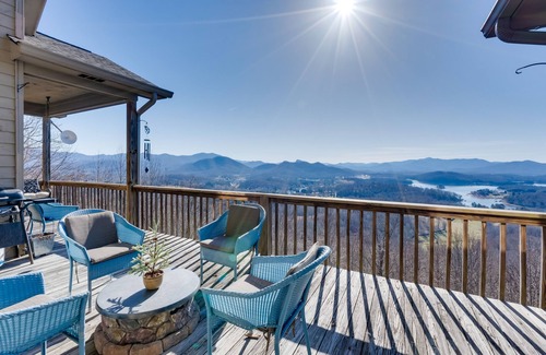 Hayesville House | Hayesville Home w/Hot Tub + Mountain Views!