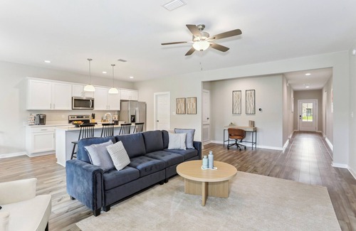 Foley House | Hearth & Haven 4BR w/Game Room + Fire Pit Walk to Foley Sports Complex