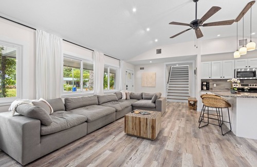 River District House | Heated Pool - Arcade - Pets - 2 King Beds - 75" TV - IMG - Near AMI