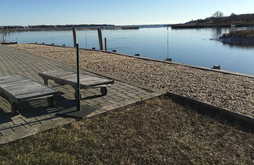 Hampton Bays House | Heated Pool & Boat Dock - Expansive Water View Family / Dog Friendly Renovated