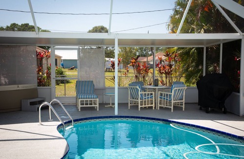Port Saint Lucie House | Heated Pool Home with Private Landscaping