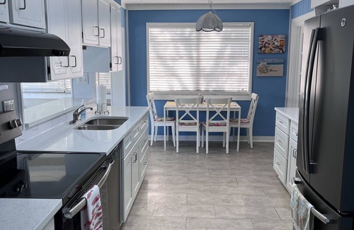 Rosemont House | Heated pool, large home across from the beach. Lots of amenities included.