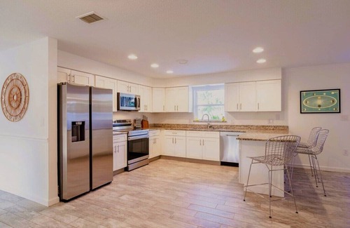 Golden Beach Estates House | Heated Pool! Luxe 3br Bikes, Beach, 27-Acre Park